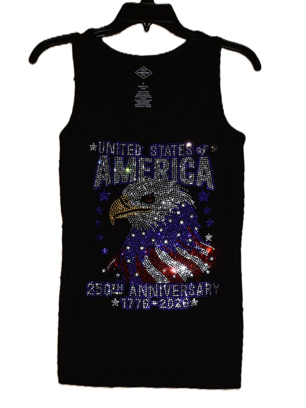 America's 250th Birthday 4th of July rhinestone tank sz XS S M L XL XXL 1X 2… - Picture 3 of 8